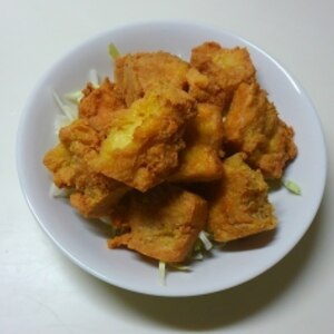 冷凍豆腐deから揚げ風 PART2 【レンジ使用】
